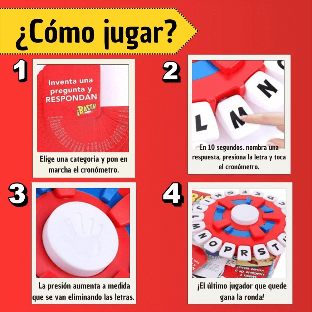 Miniatura 6 de Juego De Mesa Basta Interactivo Palabras